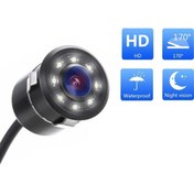 Resim Genel Markalar Park Sensörü Geri Görüş Kamerası 23mm 8 Ledli Gece Görüşlü 