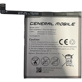 Resim General Mobile Gm9 Pro Uyumlu General Mobile NT-92769 3750 Mah Batarya 