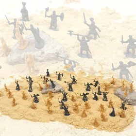 Resim 196 parça, Ortaçağ Figürleri, Antik Savaşçı Kolu Modeli Heykeli, Mini Kum Havuzu Muharebe Oyunu Masaüstü Savaşı, Antik Askeri Ordu Minyatür Modeli, Hediyeler, Oyun Severler İçin Uygun Doğum Günü Hediyeleri 