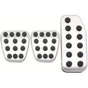 Resim Xuweiwei Mt Honda Fit Jazz Xrv Hr V Vezel City 2009 2014 Deliksiz Paslanmaz Çelik Araç Pedal Kapağı 