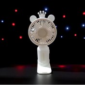 Resim OKTAY SESAL VANTİLATÖR USB ŞARJLI TAŞINABİLİR MİNİ FAN IŞIKLI SARI 2 KADEMELİ EL VANTİLATÖRÜ 