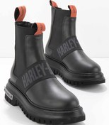 Resim Harley Davidson Black Leather Kadın Bot & Bootie Hd0777056303 