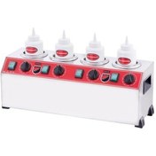 Resim Işıkgaz Silverinox Elektrikli Dörtlü Şişe Sosluk Isıtıcı - 4 Lü-76767 