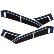 Resim GP Kompozit Yamaha NMAX 125 / 155 2021-2024 Uyumlu Yan Pad Mavi 