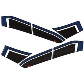 Resim GP Kompozit Yamaha NMAX 125 / 155 2021-2024 Uyumlu Yan Pad Mavi 
