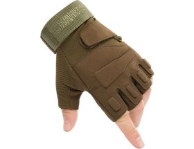 Resim Jifen-HB Blackhawk Taktik Eldiven Yarım Parmak Açık Hava Fitness Spor Eldivenleri (Yurt Dışından) 