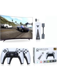 Resim Lobo Kablosuz Çift Kol Retro Oyunlar 4k Game Stick 20000yun Atari 