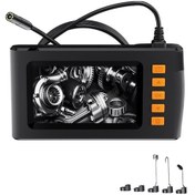 Resim Işıklı Endoskop Kamera, 4,3 İnç Lcd Ekranlı Hd 1080p Borescope 8 Led Işık, 16,4 Ft Sert Kablolu Ip67 Su Geçirmez Muayene Kamerası Ja 