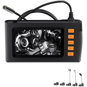 Resim Işıklı Endoskop Kamera, 4,3 İnç Lcd Ekranlı Hd 1080p Borescope 8 Led Işık, 16,4 Ft Sert Kablolu Ip67 Su Geçirmez Muayene Kamerası Ja 