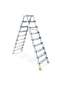 Resim Beykon 9+9 Gold Çift Çıkışlı Alüminyum Merdiven 