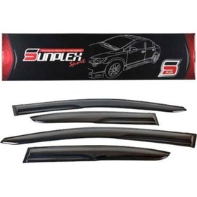 Resim Drs Tuning Sunplex Vw Polo 2006-2009 4 Lü Set Cam Rüzgarlığı Ön ve Arka 