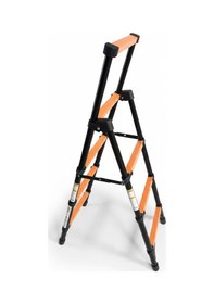 Resim Cardilife 1.4 Mt Ev Tipi Teleskopik Çelik Merdiven 4x3 