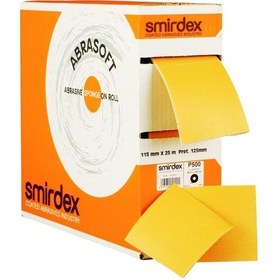 Resim Smirdex Abrasoft Sünger Rulo Zımpara 115 Mm 150 Kum - 1 Metre 