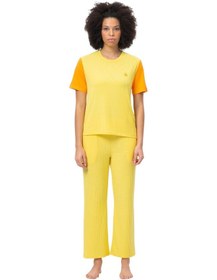 Resim United Colors of Benetton Kadın Pijama Üstü Sarı 