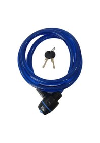 Resim Zoli Bisiklet Kilit Halat 15x1000 84118 Anahtarlı Mavi Klt-105-1 Çok Renkli 