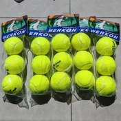 Resim Antrenman ve Yarışma için 3 Adet Dayanıklı Yüksek Esneklikli WERKON Tenis Topları, Bireysel Olarak Sarılı, Floresan Sarı/Sarı, İleri Seviye Oyunlar İçin ITF Sertifikalı 