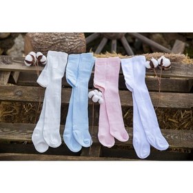 Resim Albimini Bibaby Biorganic Basic Külotlu Çorap 68235 Mavi 