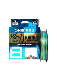 Resim Shimano Kairiki 8 Multi Color 0,28mm 300mt 8kat İp Misina - Standart 