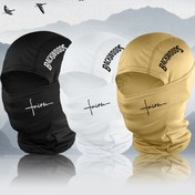 Resim 1 Adet/2 Adet/3 Adet Unisex "Faith" & "BACKWOODS" Yazılı Yüz Maskesi Yazlık Güneşlik Balaclava Şapka, Açık Hava Sporları Dağ Tırmanışı Bisiklet Rüzgar Geçirmez Toz Önleyici Vizör Şapkalar 
