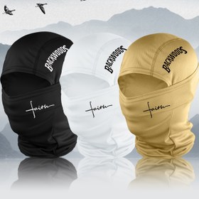 Resim 1 Adet/2 Adet/3 Adet Unisex "Faith" & "BACKWOODS" Yazılı Yüz Maskesi Yazlık Güneşlik Balaclava Şapka, Açık Hava Sporları Dağ Tırmanışı Bisiklet Rüzgar Geçirmez Toz Önleyici Vizör Şapkalar 