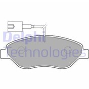 Resim DELPHI LP1720 Fren Balatasi On (Alfa Romeo: Mito / Fiat Bravo Stilo / 01- / Lancia: Delta III 08- ) 77362093 8A0698151C (WF347557) 