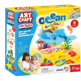 Resim Okyanus Hayvanları Seti Oyun Hamuru 