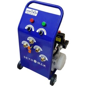 Resim Seybomak Çift Yönlü Havalı-Darbeli Petek Temizleme Makinesi Parlement Mavisi 