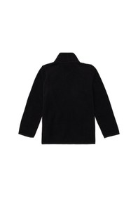 Resim U.S. Polo Assn. Erkek Çocuk Fermuarlı Siyah Polar Sweatshirt 50298067-VR046 