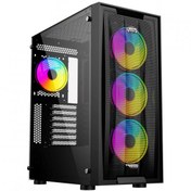 Resim TWISTED MINDS TM-210XL-P1 650W 4x120MM RGB FAN USB3.0 MESH OYUNCU KASASI 