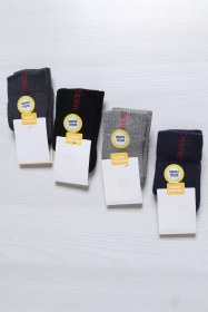 Resim Erkek Çocuk 4'lü Termal Havlu Çorap (renkler Farklı Gelebilir) Renkli TZL-P-00020047 
