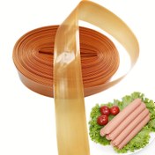 Resim SISCCI 20mm Çapında Plastik Sosis Kılıfları - Yüksek Sıcaklığa Dayanıklı, Salam Yapımı & Mutfak Saklama için Tazelik Koruyucu 