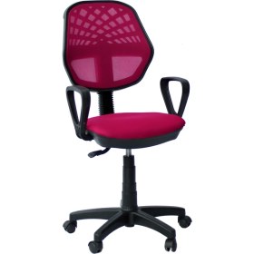 Resim Orianna Design Pembe Fileli Bilgisayar Oyuncu Koltuğu Ofis Çalışma Sandalyesi - Koltuğu Döner Sandalye 