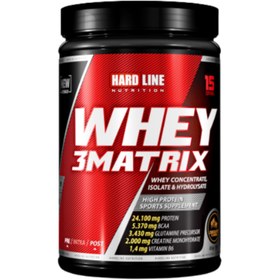 Resim HARDLİNE Whey 3Matrix Çikolatalı 454g 