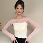Resim Kadınlar için Esnek Buz Slick Fiber Kumaş Uzun Kollu Omuz Sarma, Nefes Alabilir & Serinletici Yoga, Dış Mekan Sporları, Yaz Antrenmanları - Pastel Pembe & Beyaz, Sadece Elde Yıkama, Giyim, Yoga Aksesuarı, Racerback Stili, Esnek Malzeme, Pürüzsüz Doku, Aktif Giysi Aksesuarı, Sportif Tasarım, Hafif Yapı, Antrenman Örtüsü 
