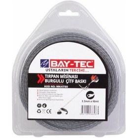 Resim Baytec Tırpan Misinası 3.3mmx46mt Burgulu Çift Baskı Mk4750 8648 