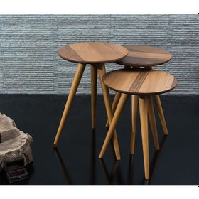 Resim Cafe Zigon Sehpa Ceviz 