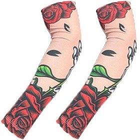 Resim Giyilebilir Kol Dövmesi & Çorabı 3d Baskılı 2 Adet 006 