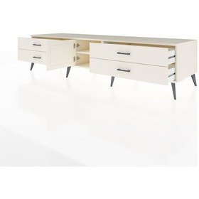 Resim Kronos Tv Ünitesi Tek Raflı 4 Çekmeceli Tek Kapaklı 220x59x51 Aytaşı-aytaşı Aytası/aytası - Aytası 