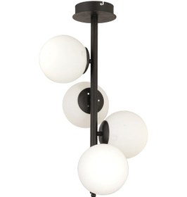 Resim Uzel 4Lü Siyah Modern Mutfak Yatak Odası Retro Salon Avize 