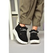 Resim Fox Shoes T973774202 Siyah Süet Kadın Ayakkabı 