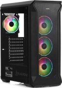 Resim GUARDIAN PRO 4x12cm Adreslenebilir RGB Fan USB3.0 T-Glass ATX Oyuncu Kasası Dark