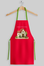 Resim Ays Home Ev Desen Kırmızı Mutfak Önlüğü Kırmızı 