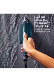 Resim TEFAL 2’si 1 Arada Buharlı Ütü – Mavi | 1700 W | 180 g/Dk Şok Buhar | Dikey ve Yatay Kullanım - HEDİYELİ 