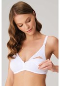 Resim MAN3424-1001 Anıl İç Giyim Kadın Pamuklu Balensiz Lohusa Önden Açılan Emzirme Sütyeni (3424) 
