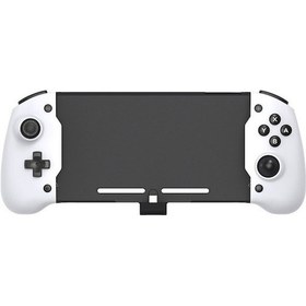 Resim Bosphorusboutique Tns-1125 Oyun Oled Konsolu İçin İçi Hat Gamepad Dobe Beyaz Anahtar Pi 