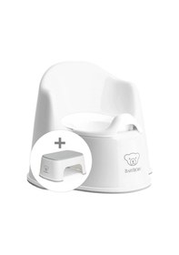 Resim Babybjörn Eğitici Koltuk Oturak & Safe Step Banyo Basamağı / Whit 