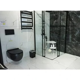 Resim Assess Store M-KV35-01 Apollo Duşlu Banyo Taburesi, Beyaz 