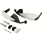 Resim Tongdashop Jfg Racıng 22mm & 28mm Beyaz Motosiklet El Koruyucuları - Atv Motocross Dirt Bike 