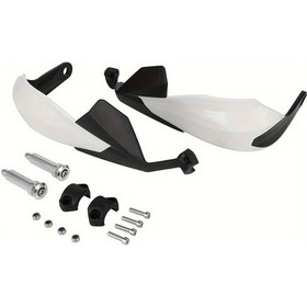 Resim Tongdashop Jfg Racıng 22mm & 28mm Beyaz Motosiklet El Koruyucuları - Atv Motocross Dirt Bike 