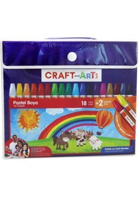 Resim Craft And Arts U1518 18+2 Renk Çantalı Pastel Boya 